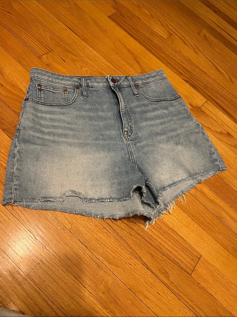 Madewell Curvy Cutoff Denim Shorts, 31